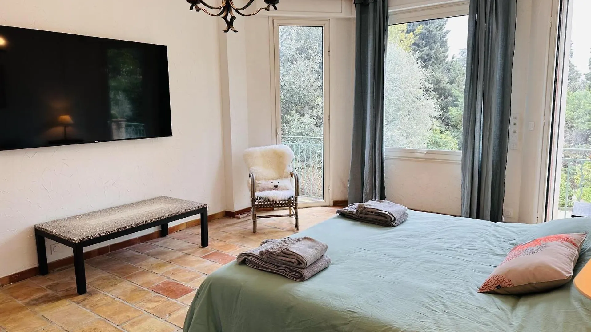 A Lovely Large Villa With A Big Swimming Pool And Gardens In A Calm Area Of Cannes - 1921